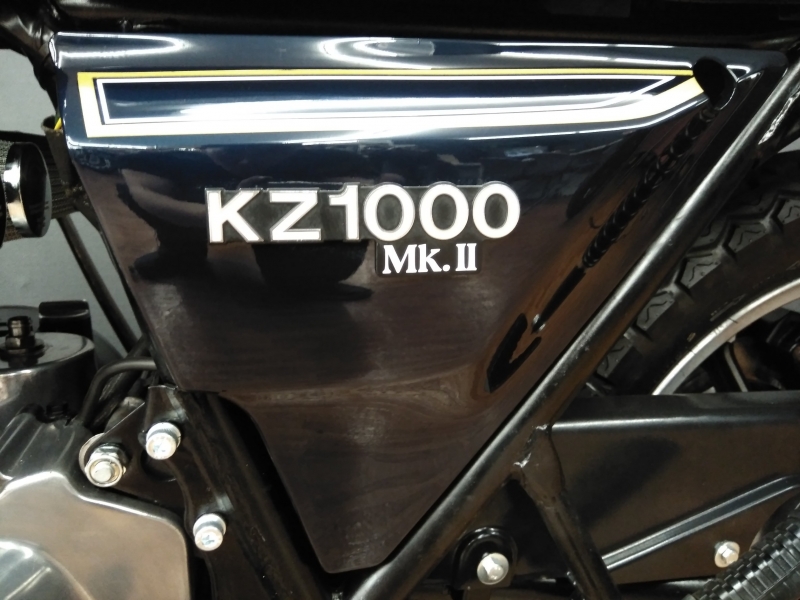 カワサキ KZ1000MK-ll ウエマツオリジナル黒集合 21